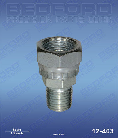 Adaptateur d'embout, F 12,5 mm (1/2) x F 6,3 mm (1/4) embout, MATADOR  Code art. : 40840001